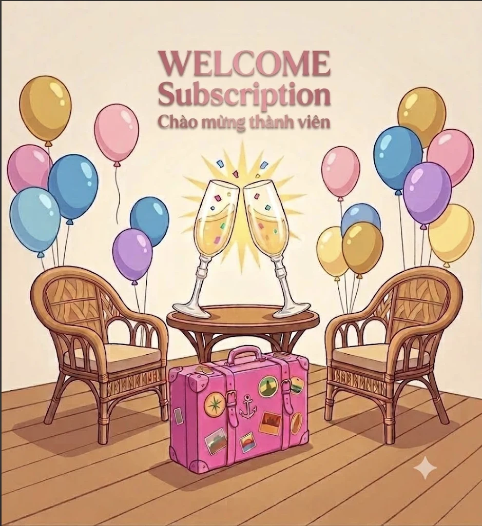 Minh họa WELCOME SUBSCRIPTION